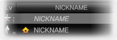 Nicknameitalic