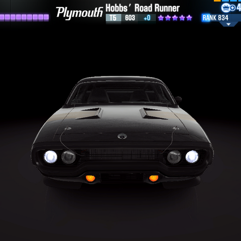 Hobb S Plymouth Road Runner Csr Racing Wiki Fandom