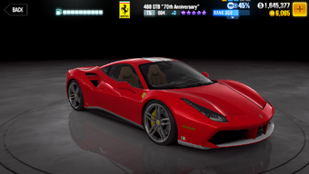 Ferrari 488 Gtb 70th Anniversary Csr Racing Wiki Fandom