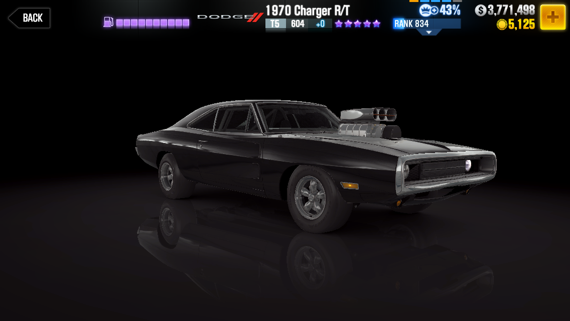 70-76 Dodge Dart Charger Demon Black 4 Spoke Steering Wheel 13 1/2"