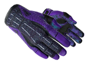 Sporty gloves sporty purple light large