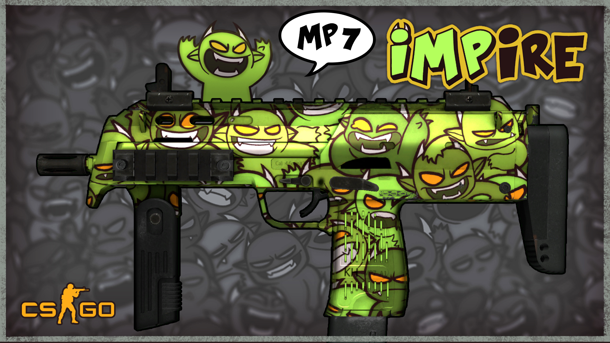 MP7 Scorched cs go skin download the new