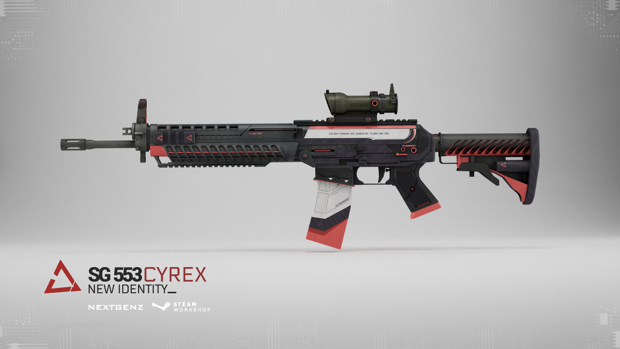 SG 553 Aerial cs go skin download the new version for ios