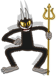 Cuphead devil sprite