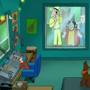 Dj George Curious George Paints The Desert Curious George Wiki