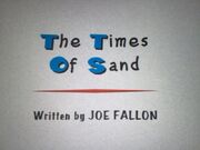 Title Card of The Times Of Sand