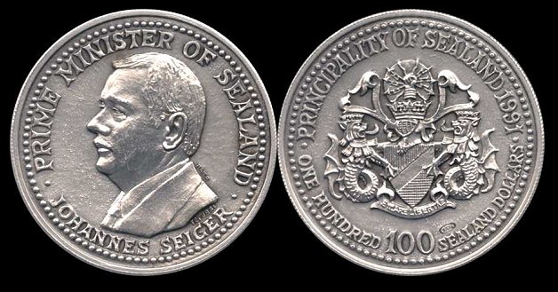 Image result for sealand currency