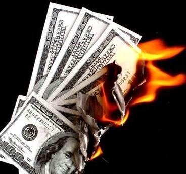 image burning money jpg
