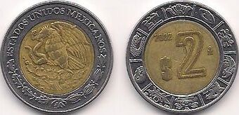 Mexican 2 Peso Coin Currency Wiki Fandom - roblox 1919 penny