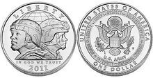 2011 $1 Army coin