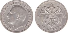 Yugoslavia 10 dinara 1931