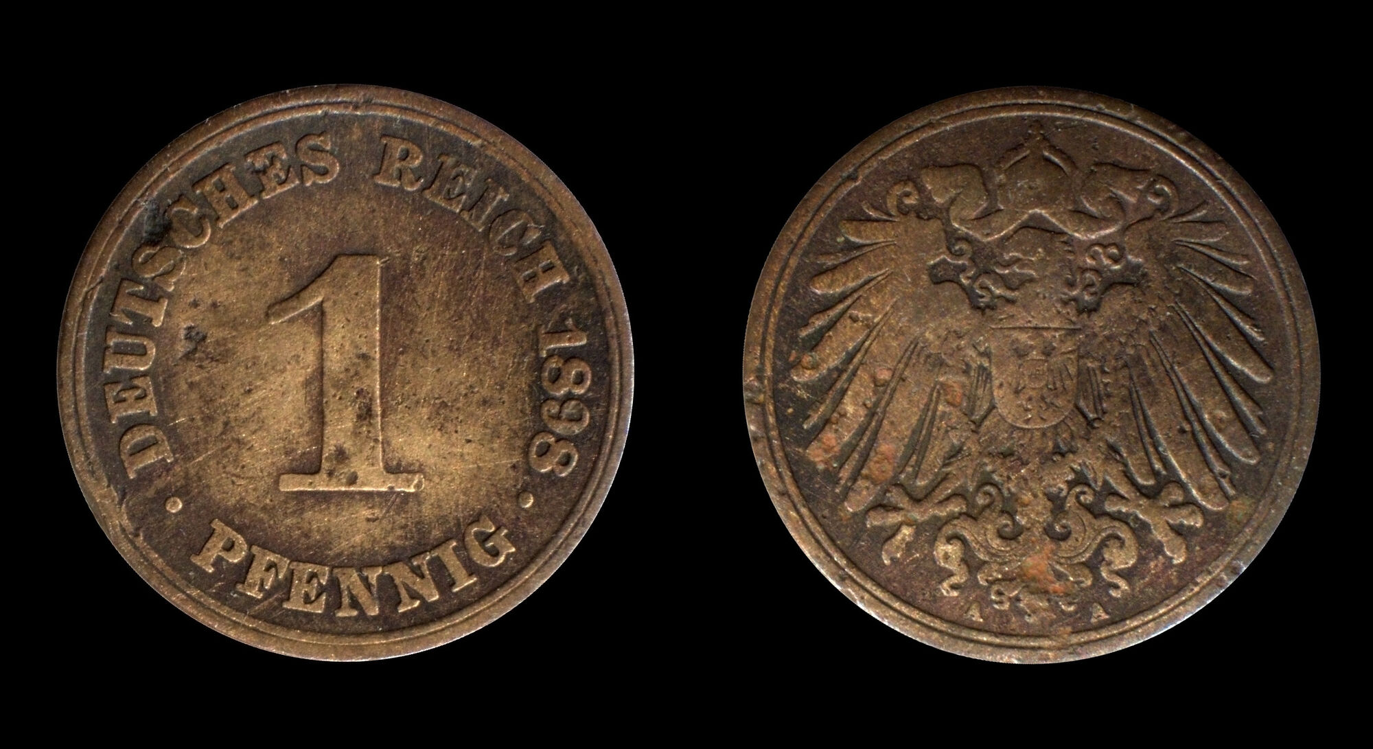 German 1 pfennig coin (1873-1918) | Currency Wiki | Fandom