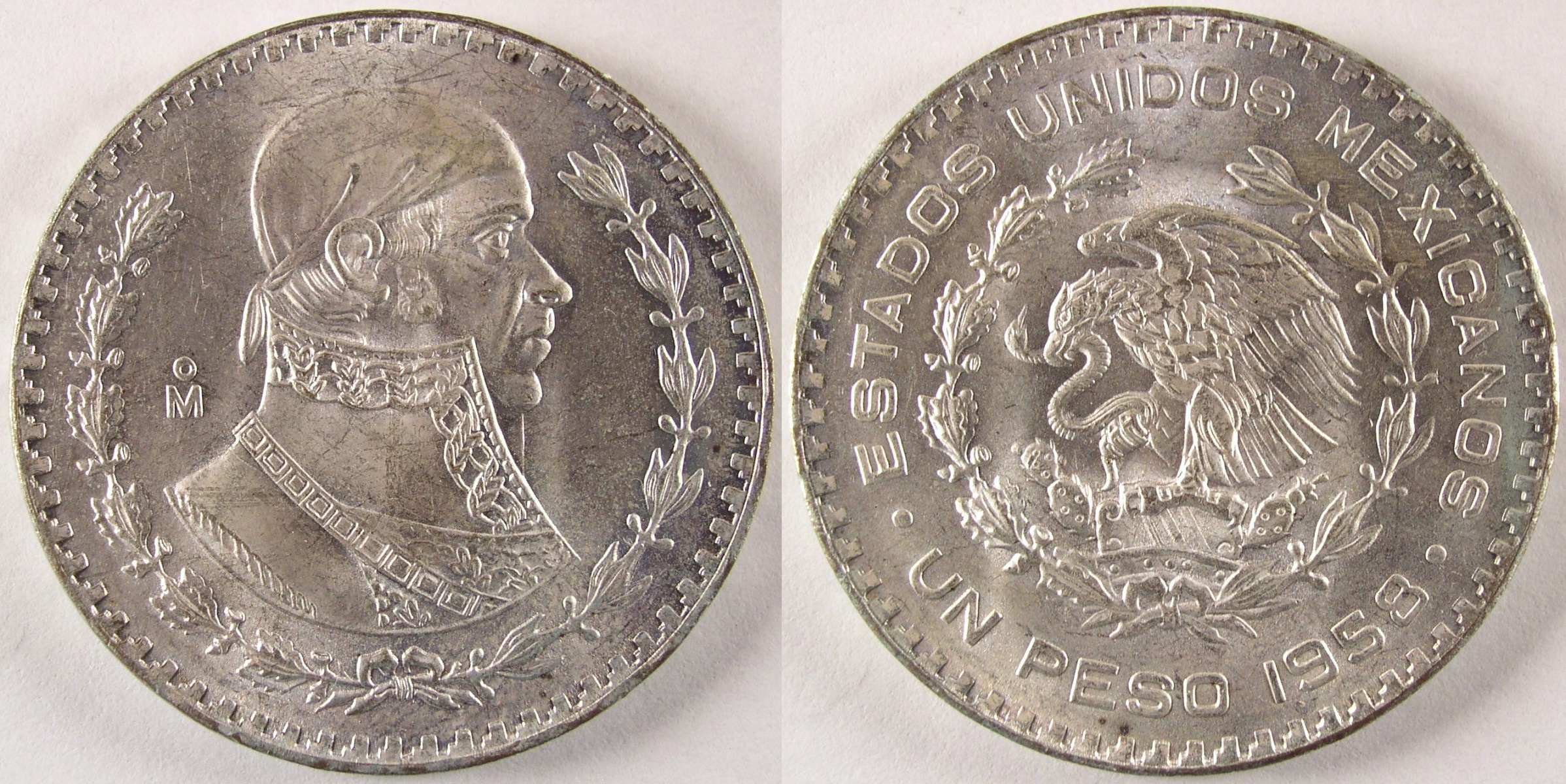Mexican 1 Peso Coin Currency Wiki Fandom Ed By Wikia 1957 To 1967 Circulated Issue Un Peso 1958 Mexico
