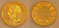 Romanian 20 lei replica coin
