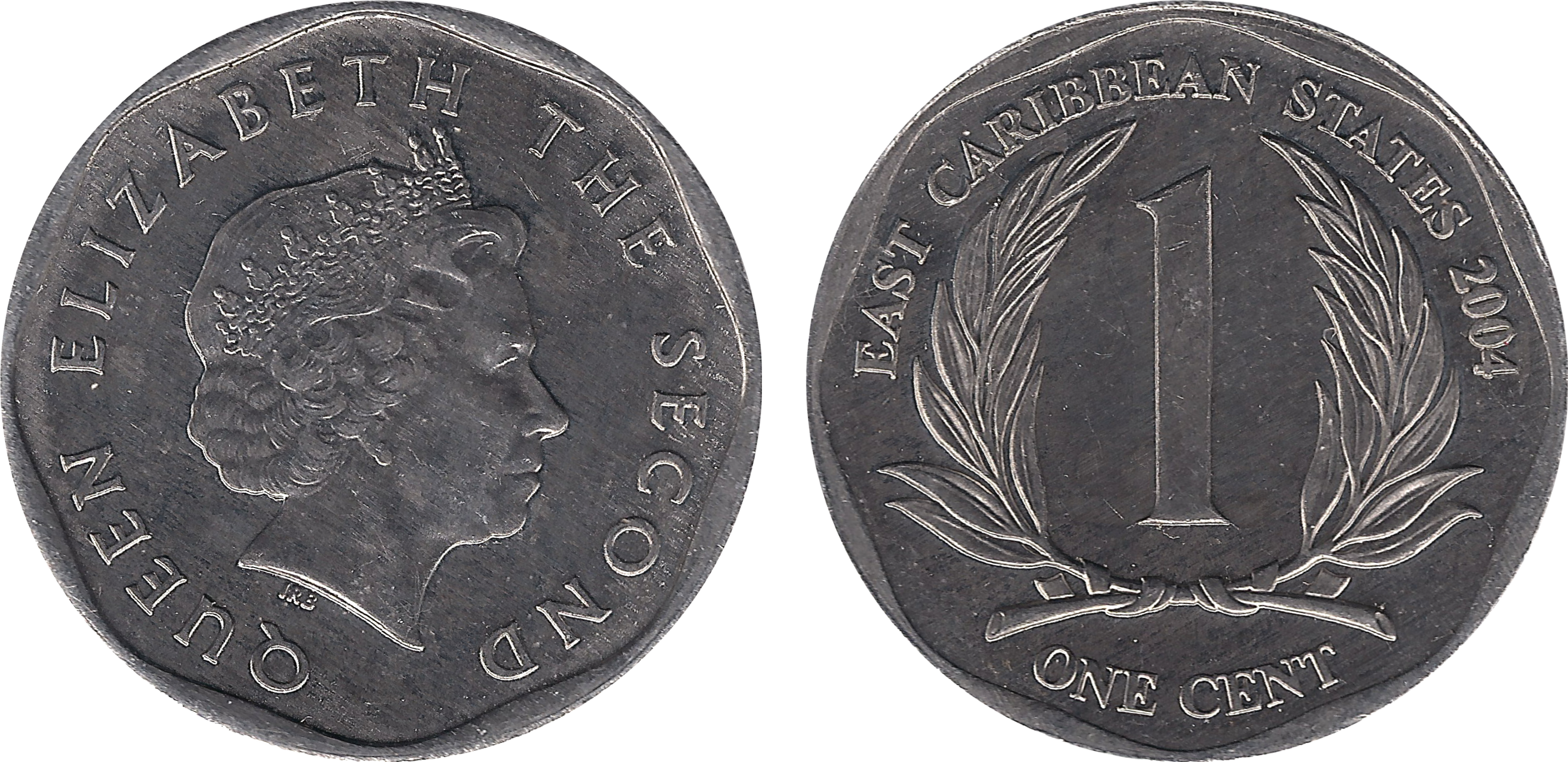 1 /& 5 CENTS BOTH 2002 2 NICE COINS from the EAST CARIBBEAN STATES