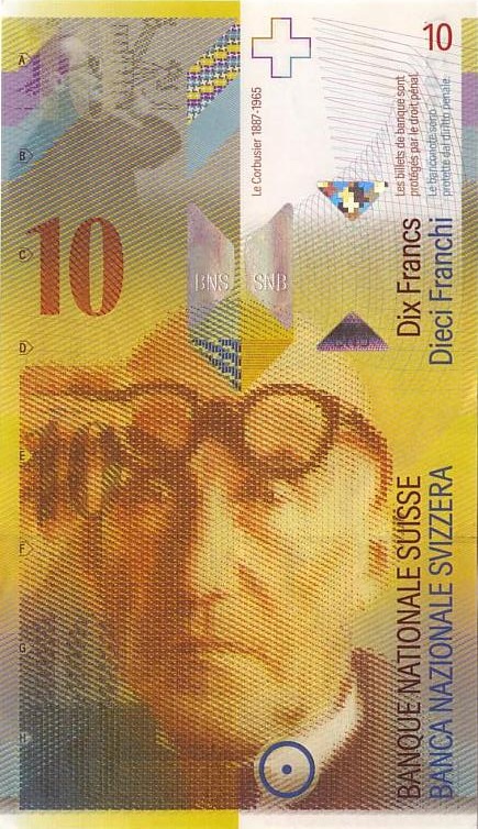 Cir. Banknotes SWITZERLAND 10 Francs Banknote 10 Swiss Francs Swiss Notes