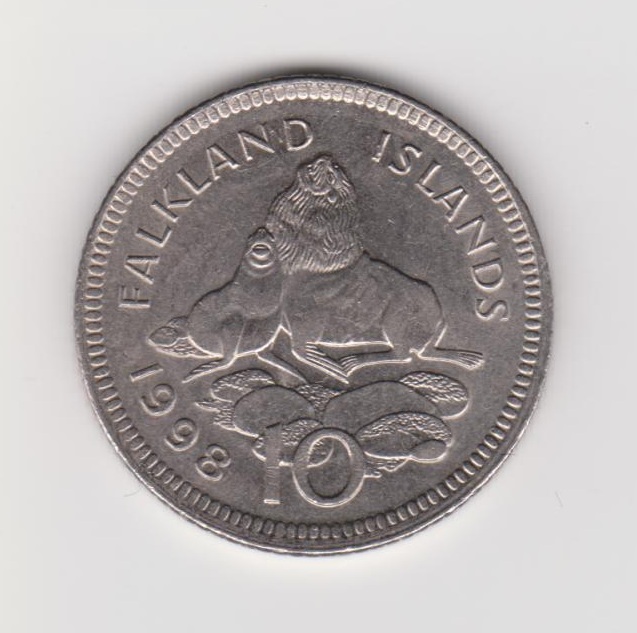 Falkland Islands 10 Pence Coin Currency Wiki Fandom Ed By Wikia Falklands 10p