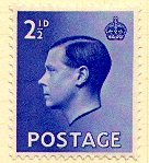 Edward VIII 2½ pence stamp