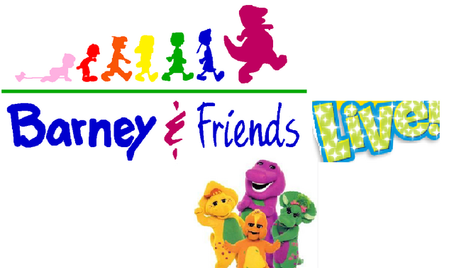 Image Barney And Friends Live Logo1png Custom Stuff Wikia Fandom