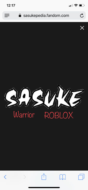 Sasuke Warrior Roblox 5 The 5th Anniversary Custom Sasukepedia Wiki Fandom - roblox sasuke