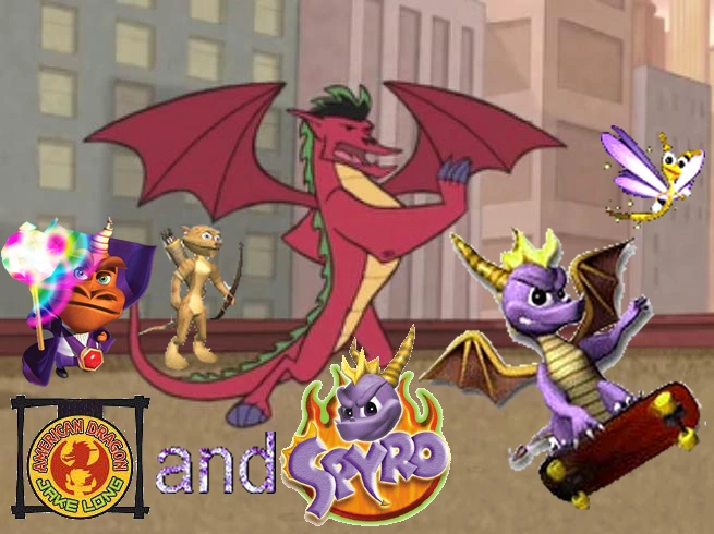 Image - Spyro & American Dragon - Jake Long Crossover.png | Custom