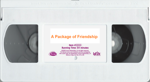 Opening and Closing to Barney: A Package of Friendship 2001 VHS
