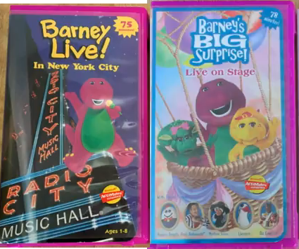 Image - Barney Live! in New York City 2000 VHS and Barney's Big
