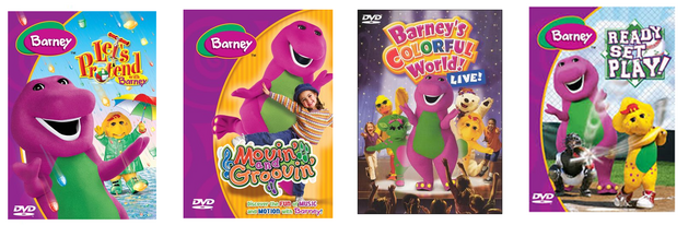 Image - 4 Barney Season 9 DVDs (Let's Pretend with Barney, Movin' and ...