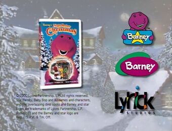 Previews From Barney S Night Before Christmas Vhs And Dvd Re
