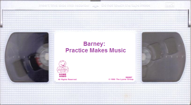 Opening and Closing to Barney: Practice Makes Music 2001 VHS | Custom Time Warner Cable Kids ...