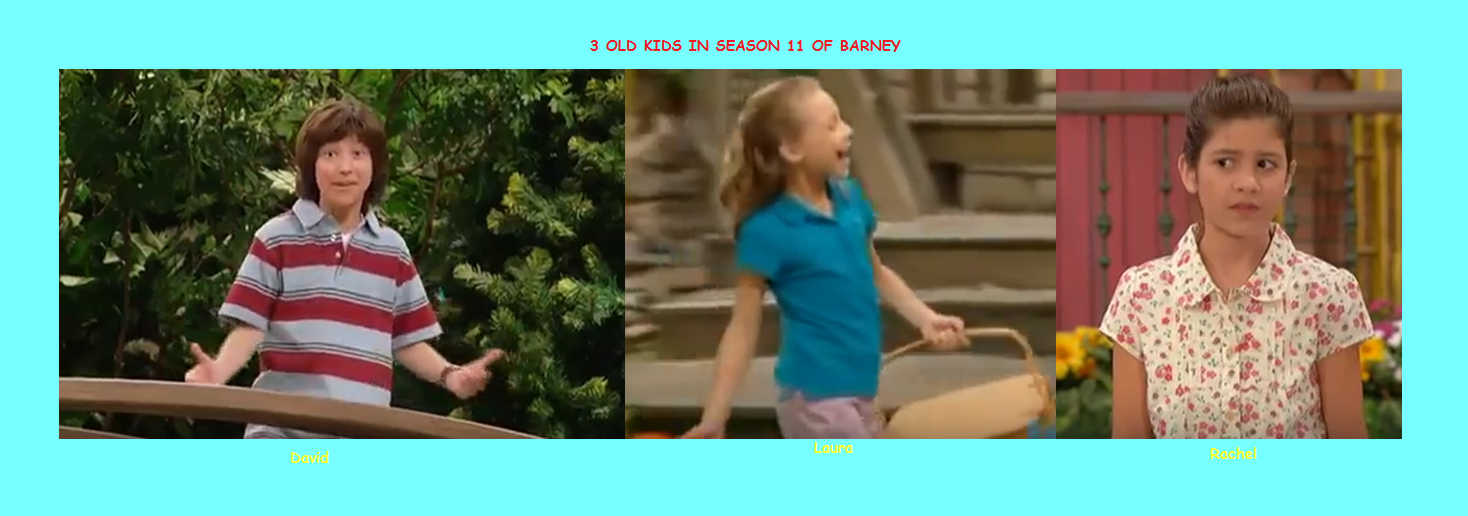 Old Kids In Season 11 Of Barney And Friends Battybarney2014s Version