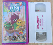 Image - Barney's Big Surprise (real 2000 VHS tape inside the purple ...