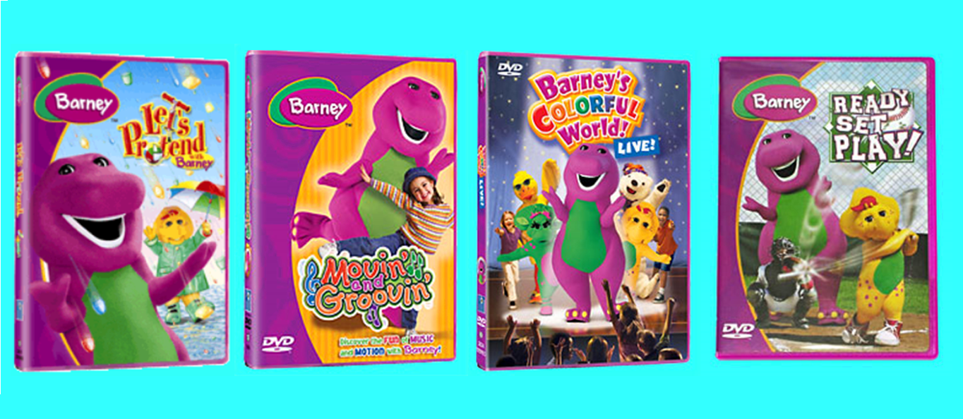 Image - 4 Barney Season 9 DVDs (Let's Pretend, Movin' and Groovin ...