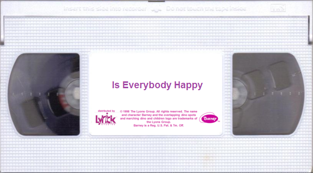 Opening And Closing To Barney Is Everybody Happy 2004 Vhs