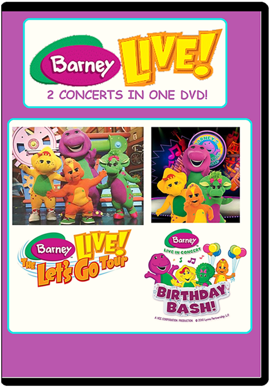 Barney Live 2 Concerts In One Dvd Battybarney2014s Version