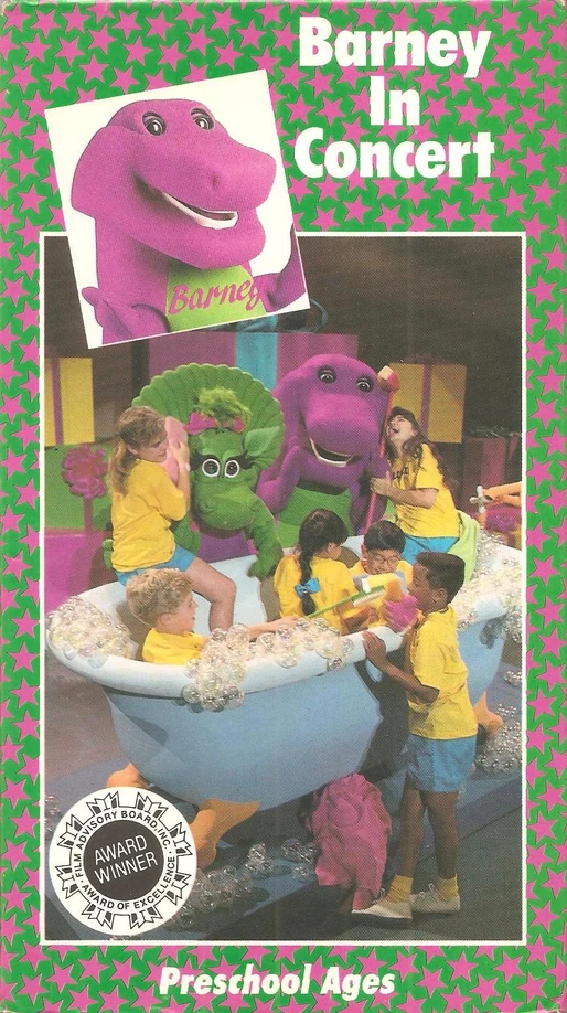 Opening and Closing to Barney in Concert 1994 VHS | Custom Time Warner ...