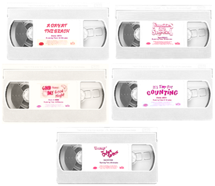 Image - Fake Barney VHS Tape Labels Re-Released on August ...
