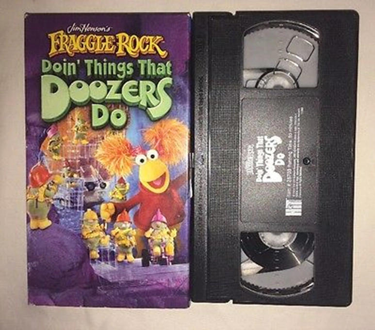 Trailers from Fraggle Rock Doin' Things That Doozers Do 2005 VHS Custom Time Warner Cable