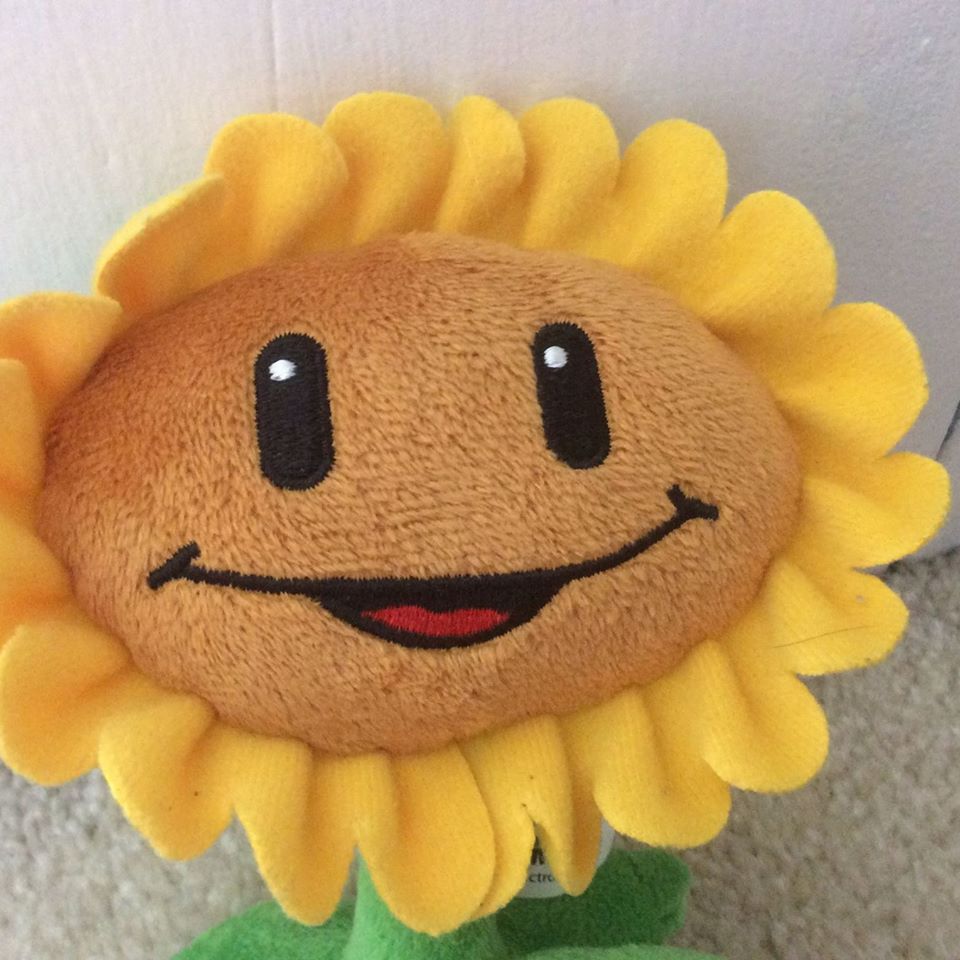 peashooter x sunflower plush