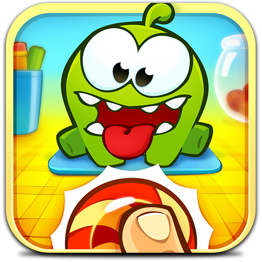 Om Nom Candy Flick Cut The Rope Wiki Fandom - om nom candy flick roblox