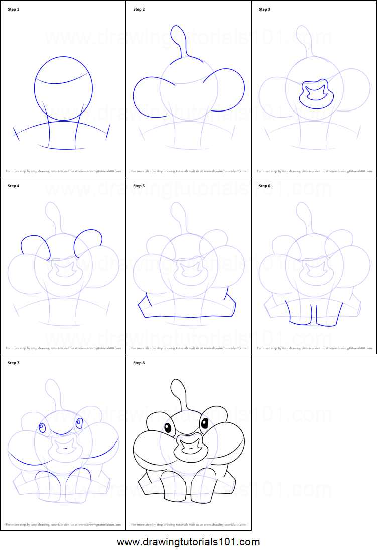 Image - How-to-Draw-Lick-from-Cut-the-Rope-step-by-step.png | Cut the ...