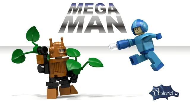 lego mega man minifigure