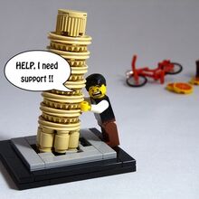 lego architecture pisa