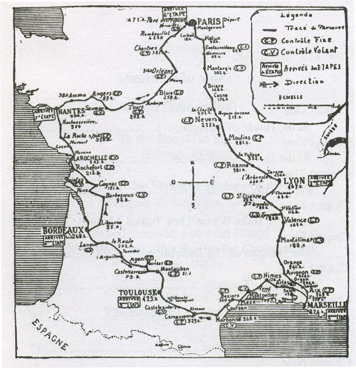 1904 TdF Parcours