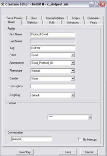 Basic tab