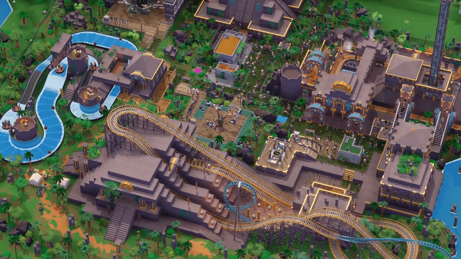 Theme park building game Parkitect is getting 8-player online multiplayer