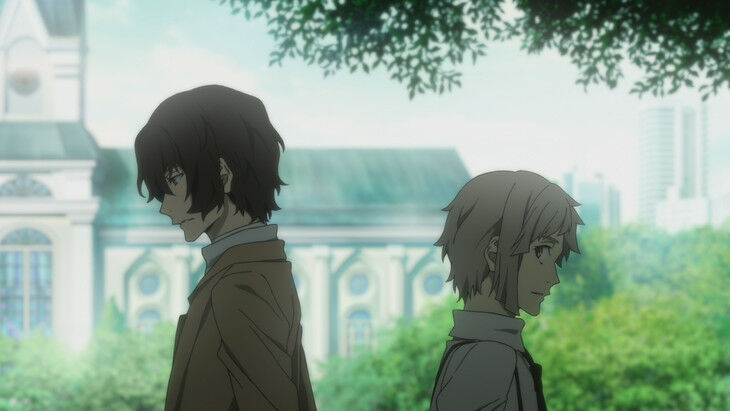Dazai and Atsushi from Bungo Stray Dogs Dead Apple