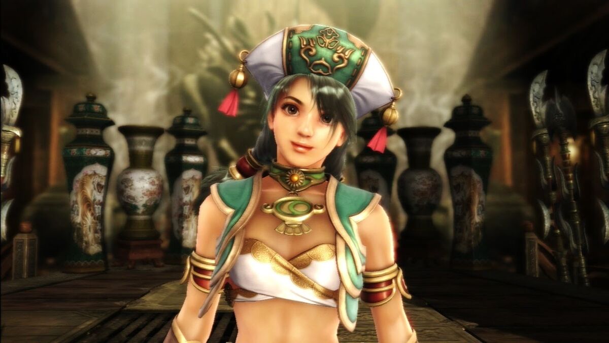 Talim looks to camera. The single tear she's about to shed for being cut out of the series has yet to be rendered.