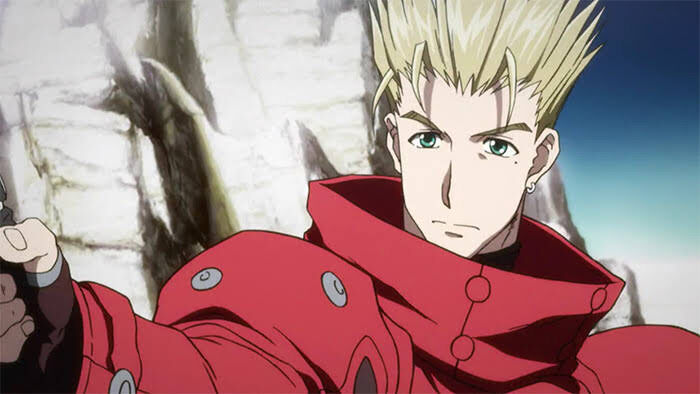 anime without kids saving the day Trigun