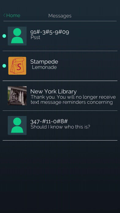 contacts screenshot on ios from Mr Robot Telltale game 